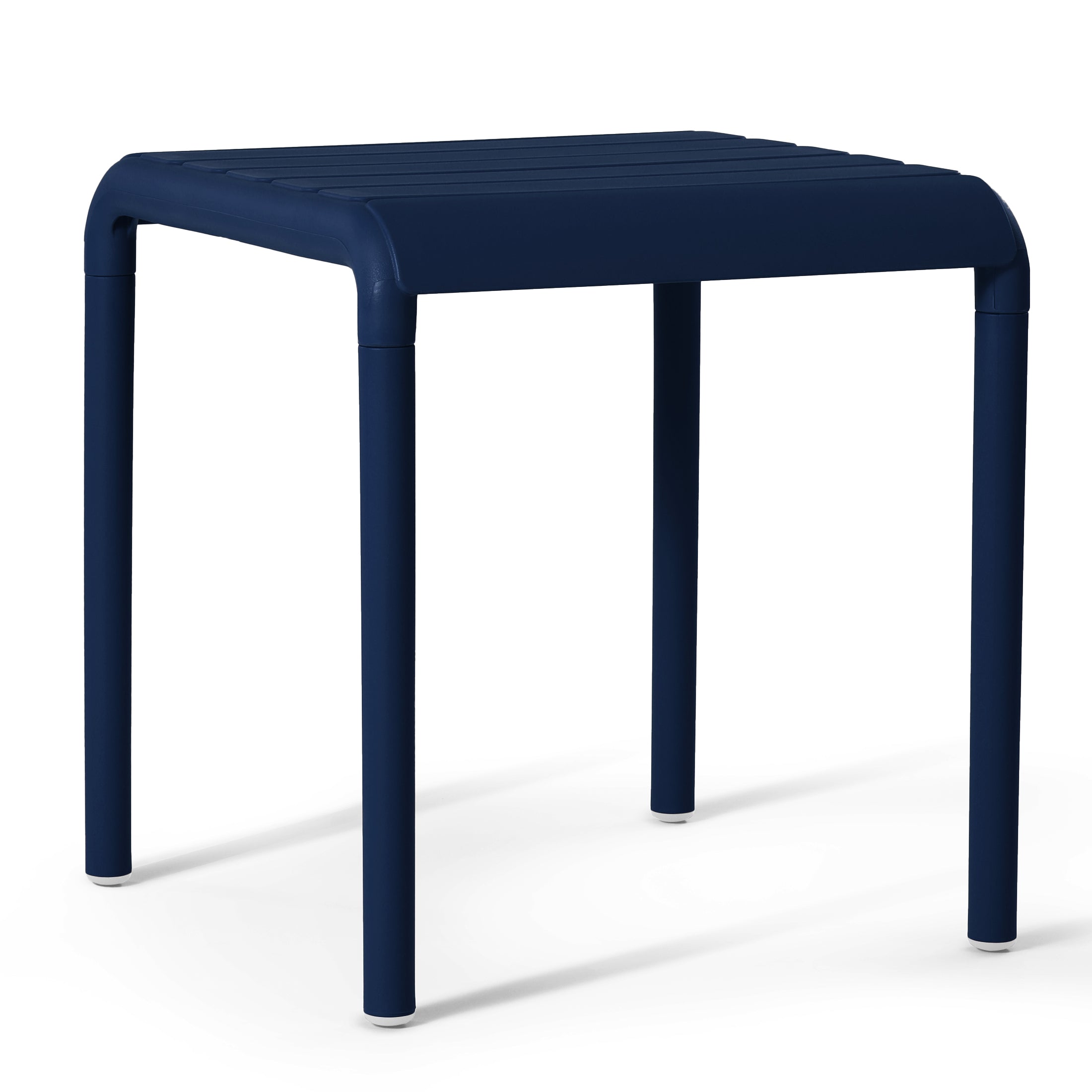 Playa Plastic Modern Outdoor Patio Accent Side Tables (Set of 2)