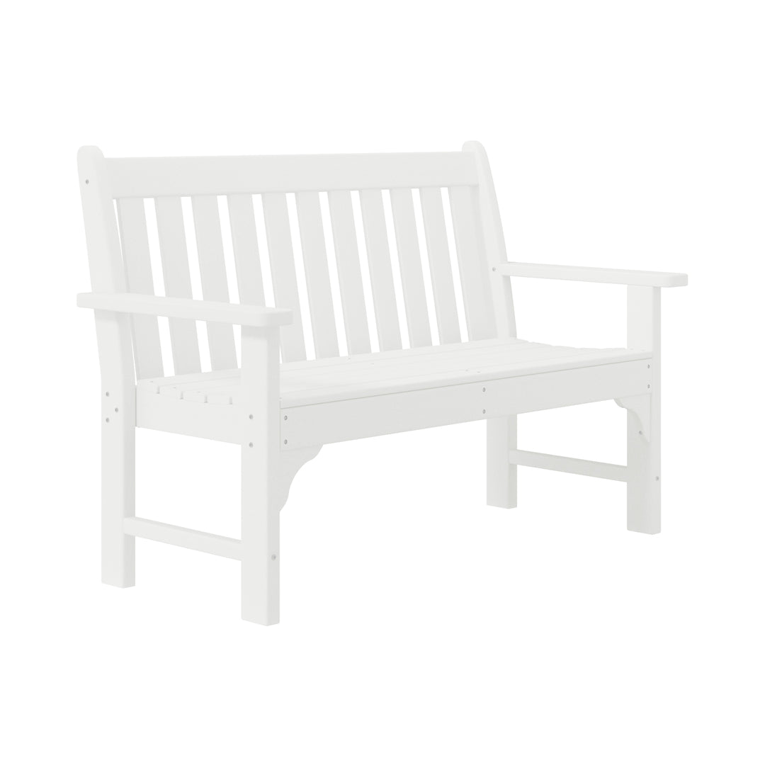 Malibu 5-Piece HDPE Outdoor Patio Furniture Couch and Rocking Chair Set