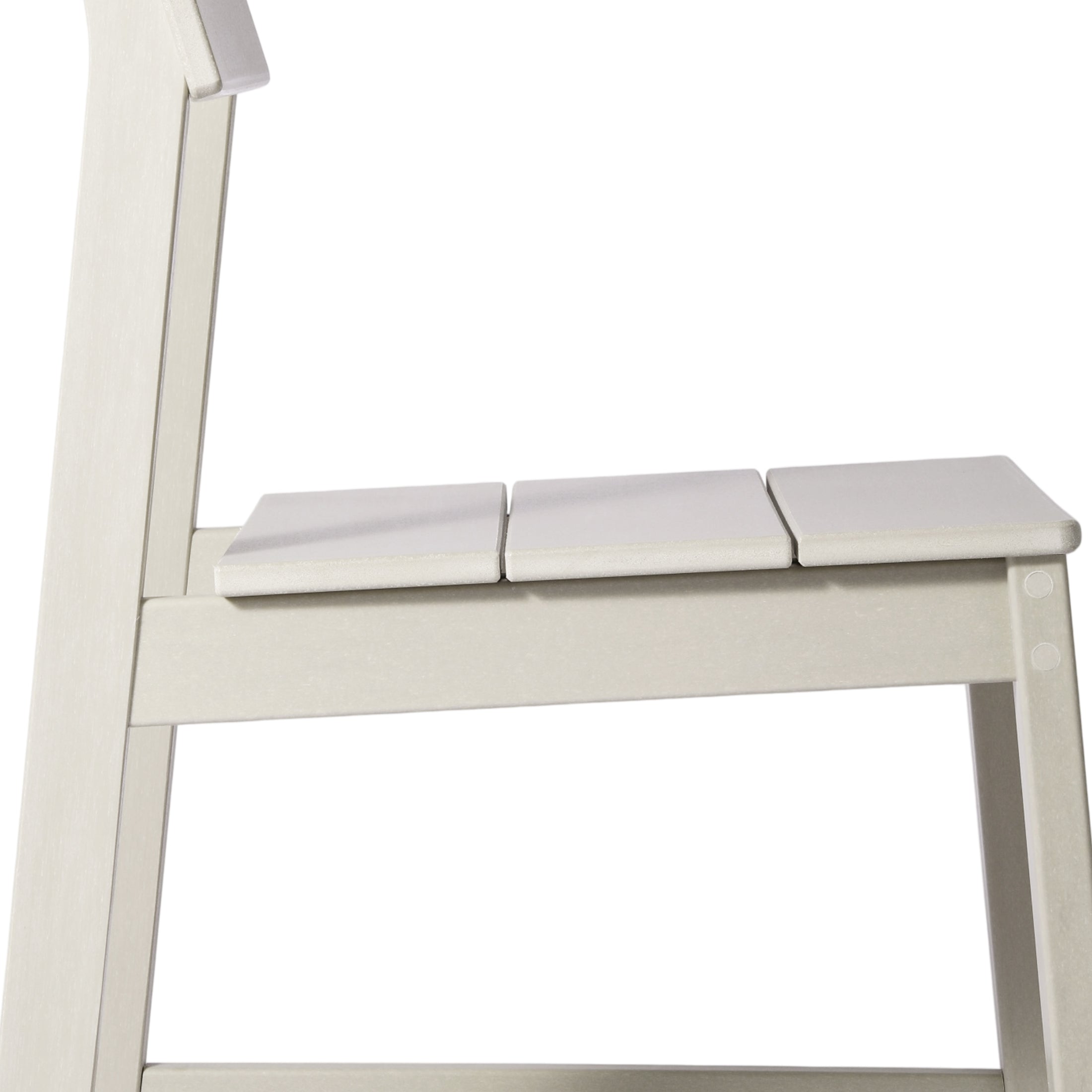 Paloma Modern HDPE Outdoor Armless Patio Dining Chairs (Set of 2)