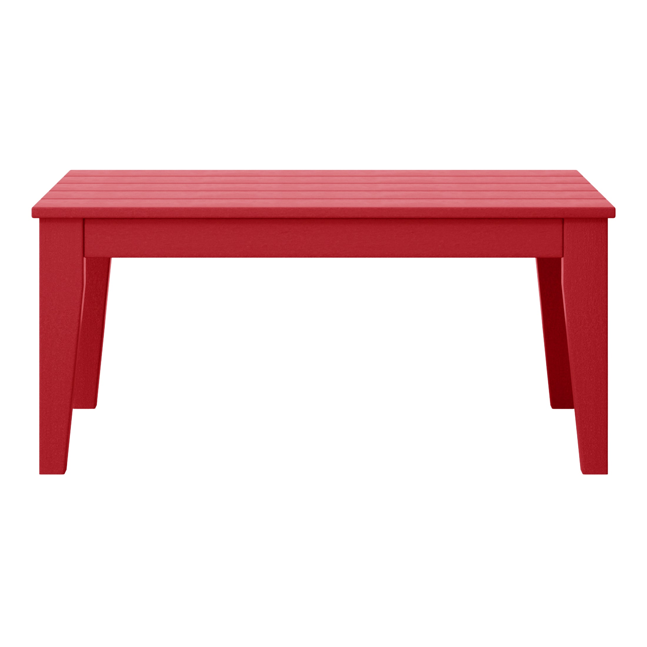 Malibu Low Outdoor HDPE Patio Rectangle Coffee Table