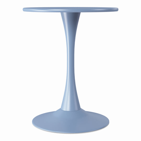 Playa 23.5" Round Outdoor Indoor Metal Cocktail Dining Table
