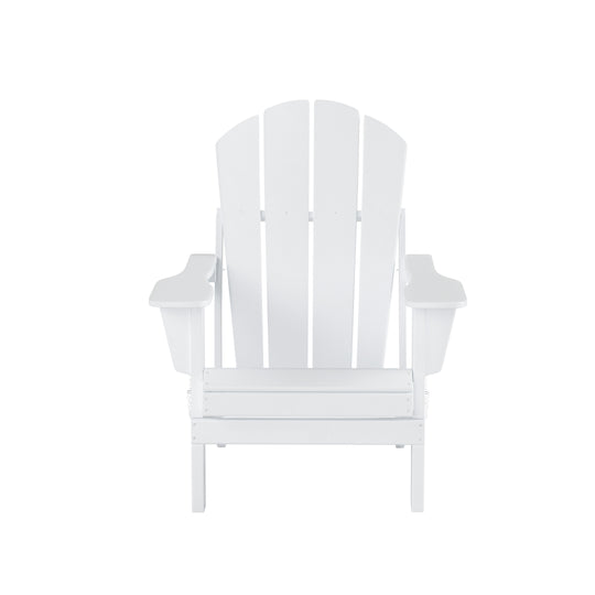 Malibu Outdoor Folding Poly Adirondack Chair (Set of 8)