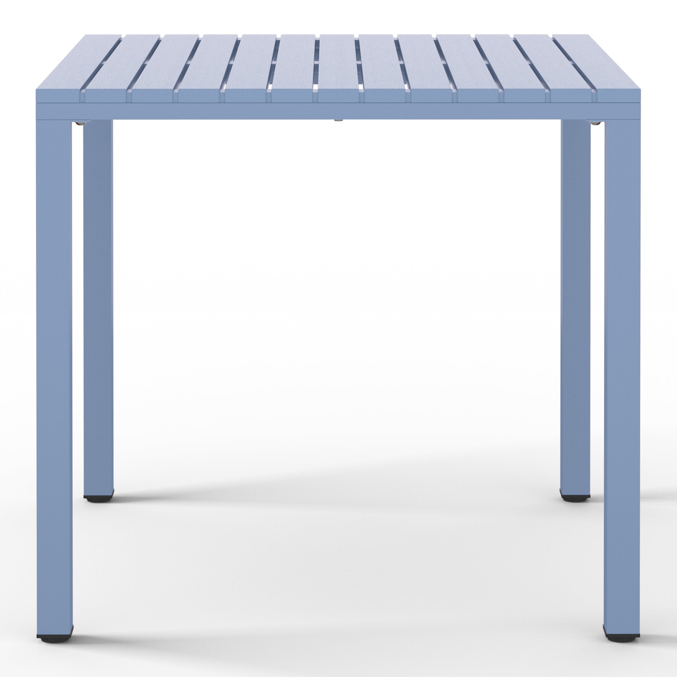 Playa 31.5" Iron Metal Frame Outdoor Square Patio Dining Table