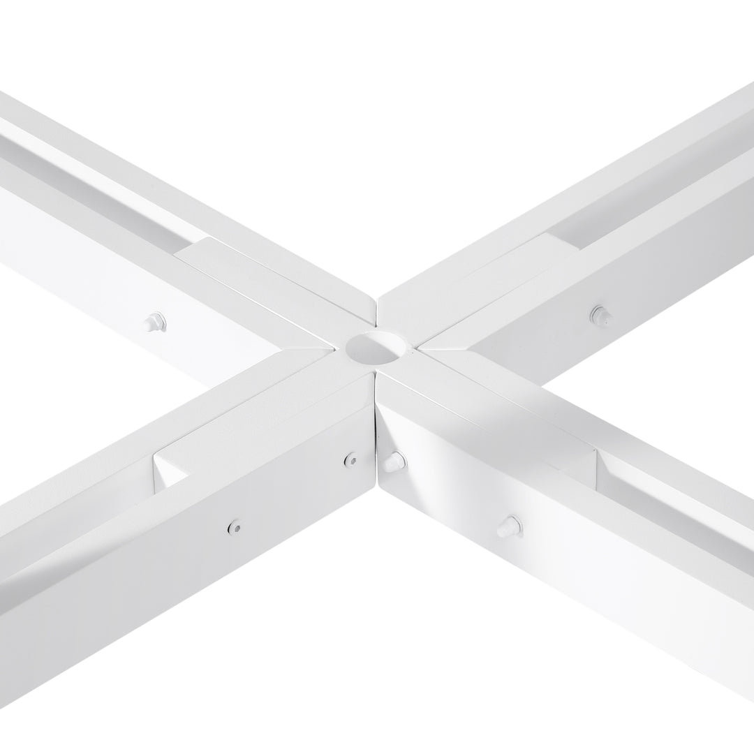 Greenville Outdoor 48" HDPE 8-Person Patio Octagon Picnic Table