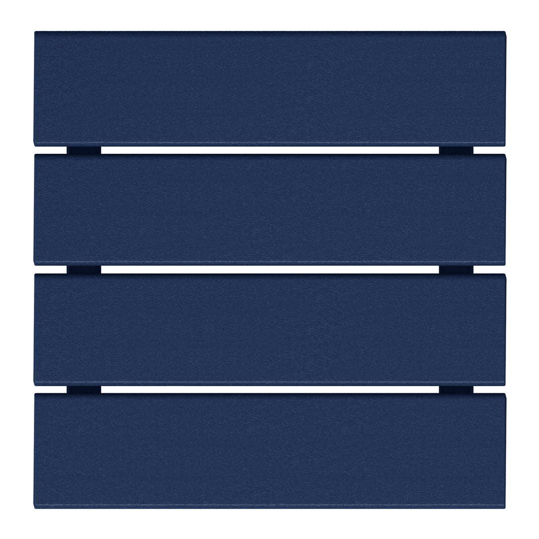 Malibu 3-Piece set Outdoor / Patio Poly Adirondack chair set with a side table ( 2 seater )