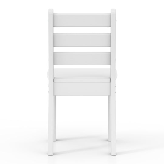 Treehouse Outdoor HDPE Kids Plastic Toddler Dining Chair (Set of Two)