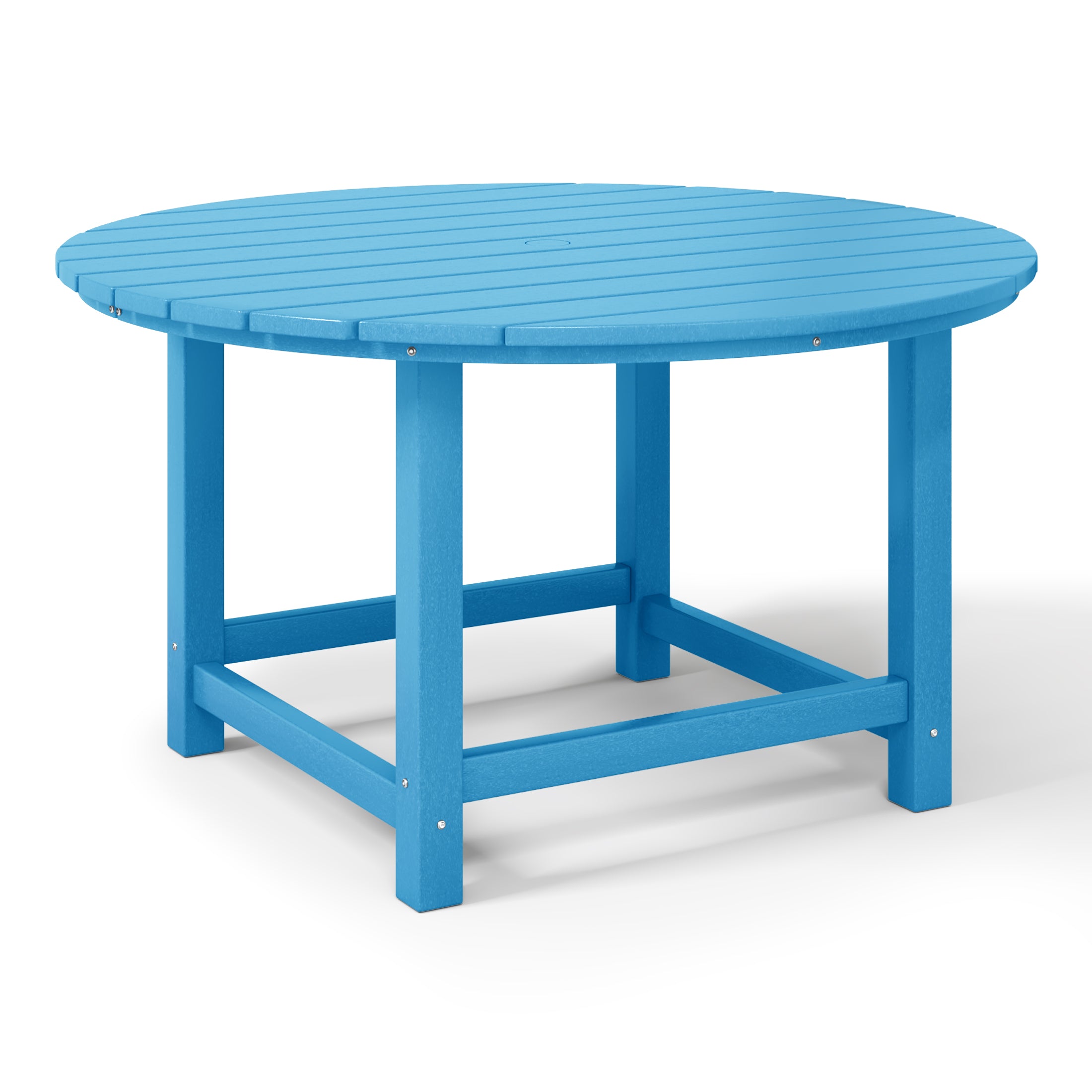 Malibu Kids Outdoor Patio Furniture HDPE 38" Wide Round Dining Table