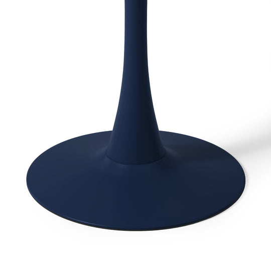 Playa 23.5" Round Outdoor Indoor Metal Cocktail Dining Table