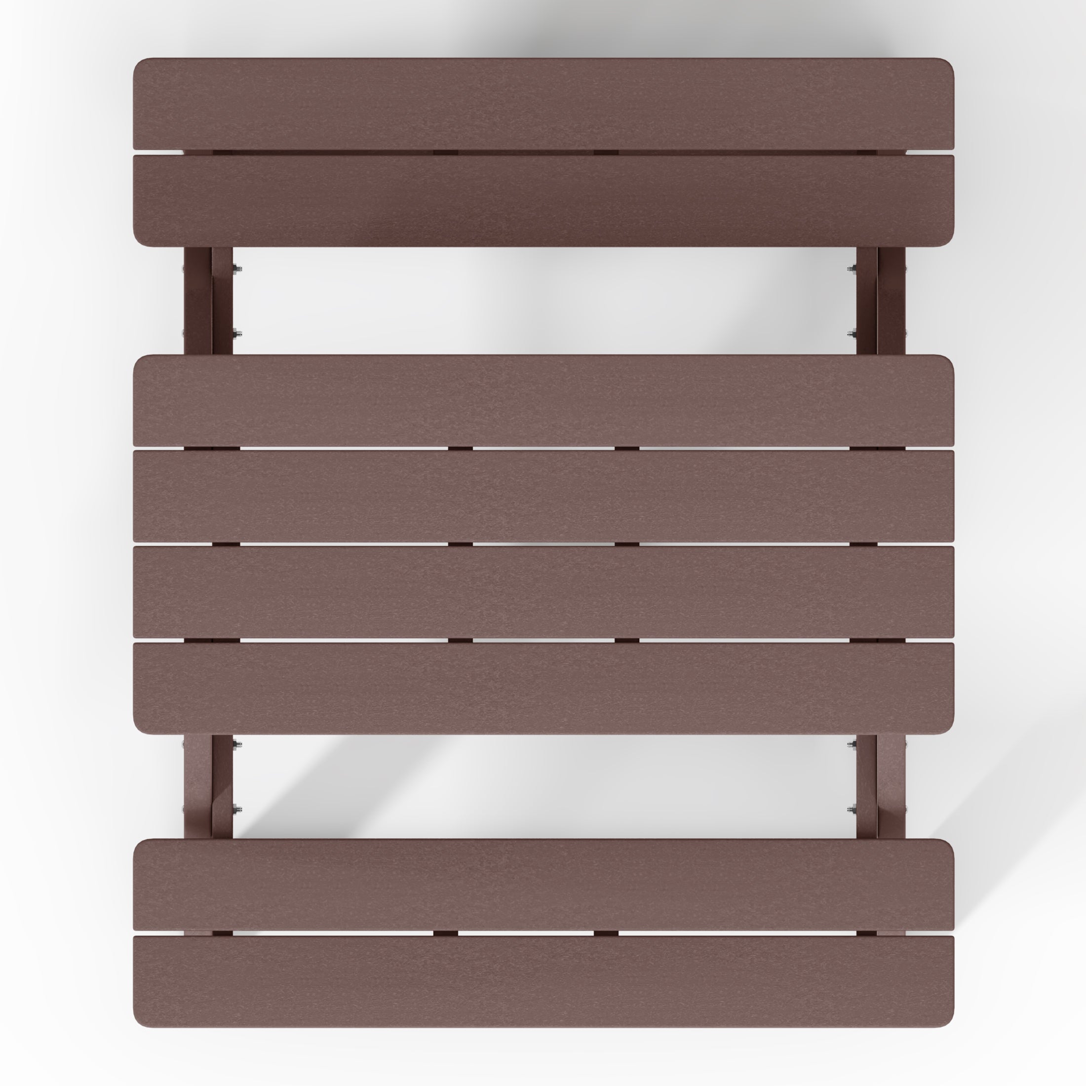 Malibu Outdoor Patio Kids HDPE Plastic Picnic Bench Table