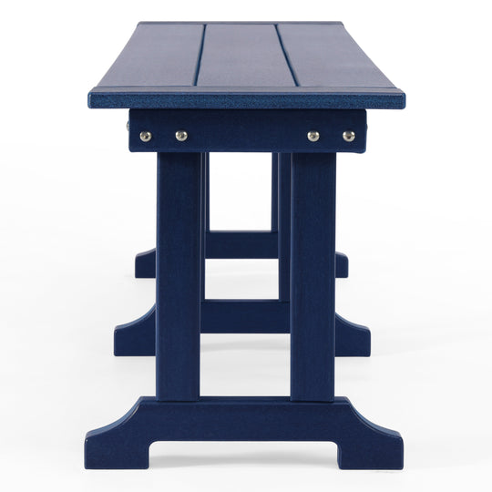 Malibu 65" Outdoor Patio Trestle Dining Bench