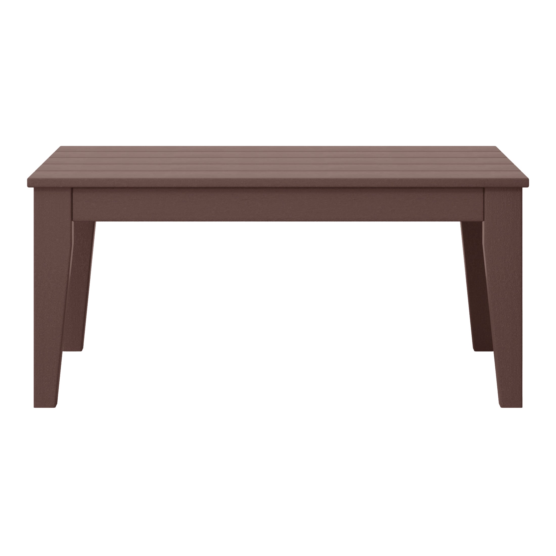 Malibu Low Outdoor HDPE Patio Rectangle Coffee Table