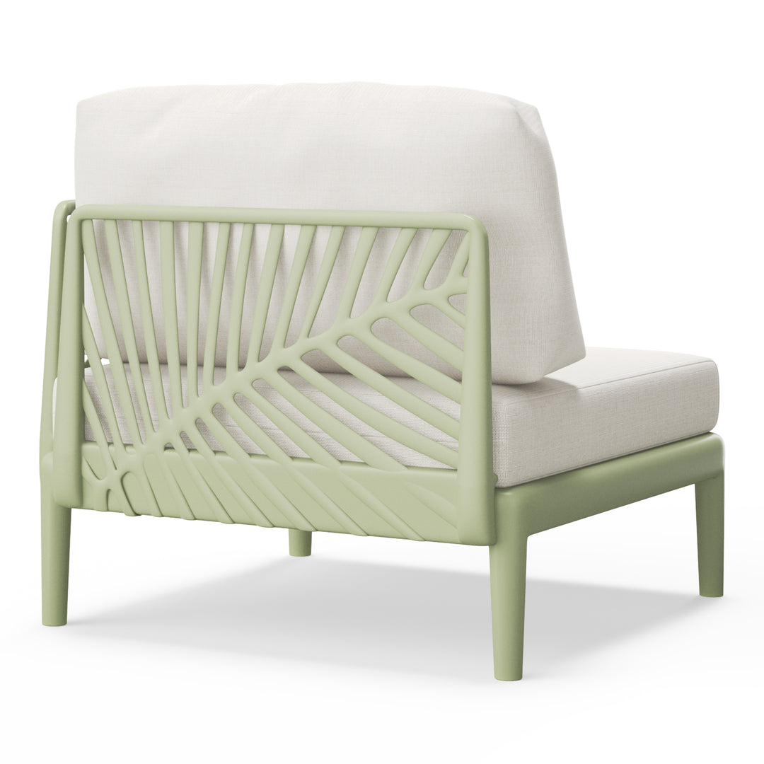Playa Modern Outdoor Polypropylene Resin Right Arm Facing Deep Seating Sectional Chair