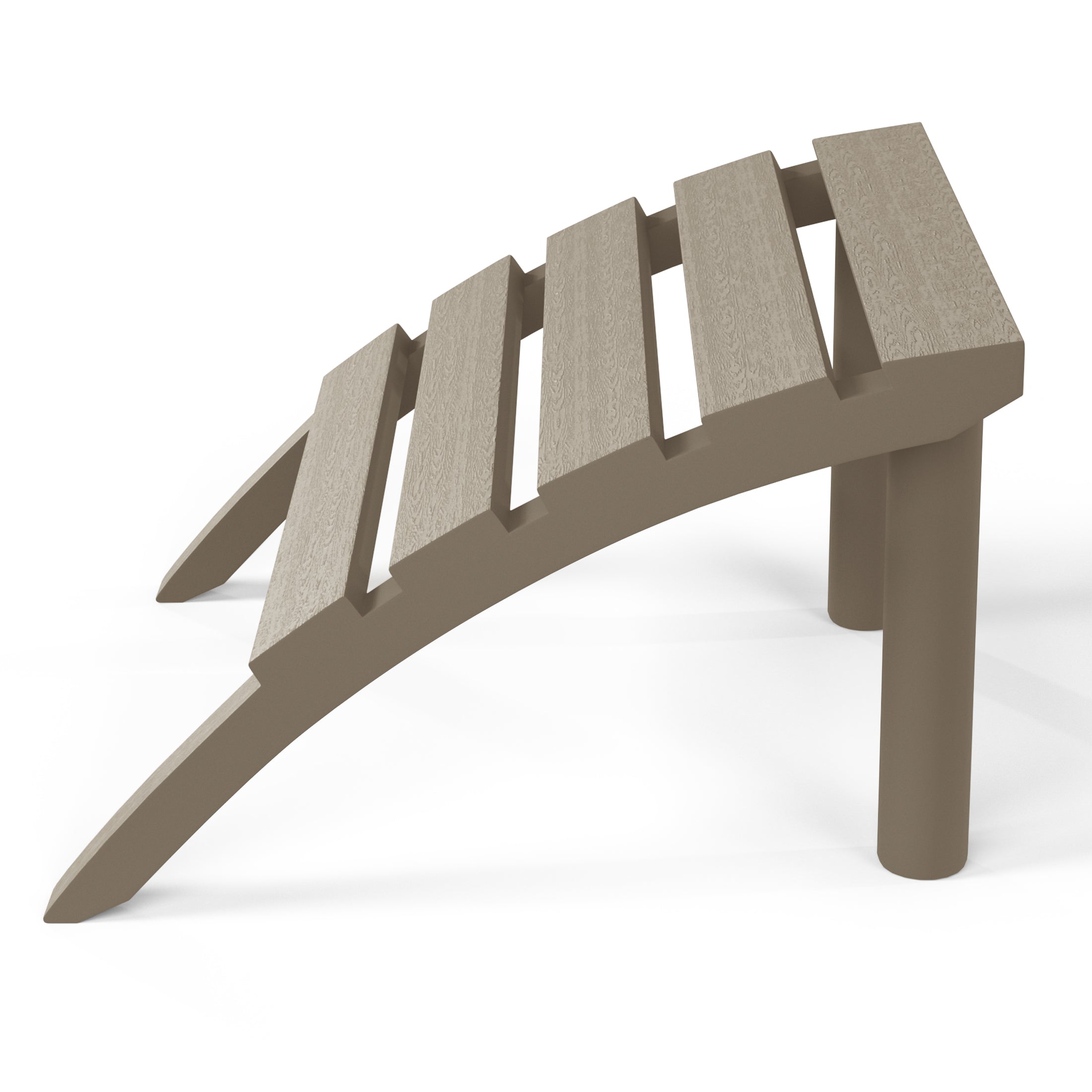 Azura Outdoor Patio HDPE Adirondack Ottoman Footrest