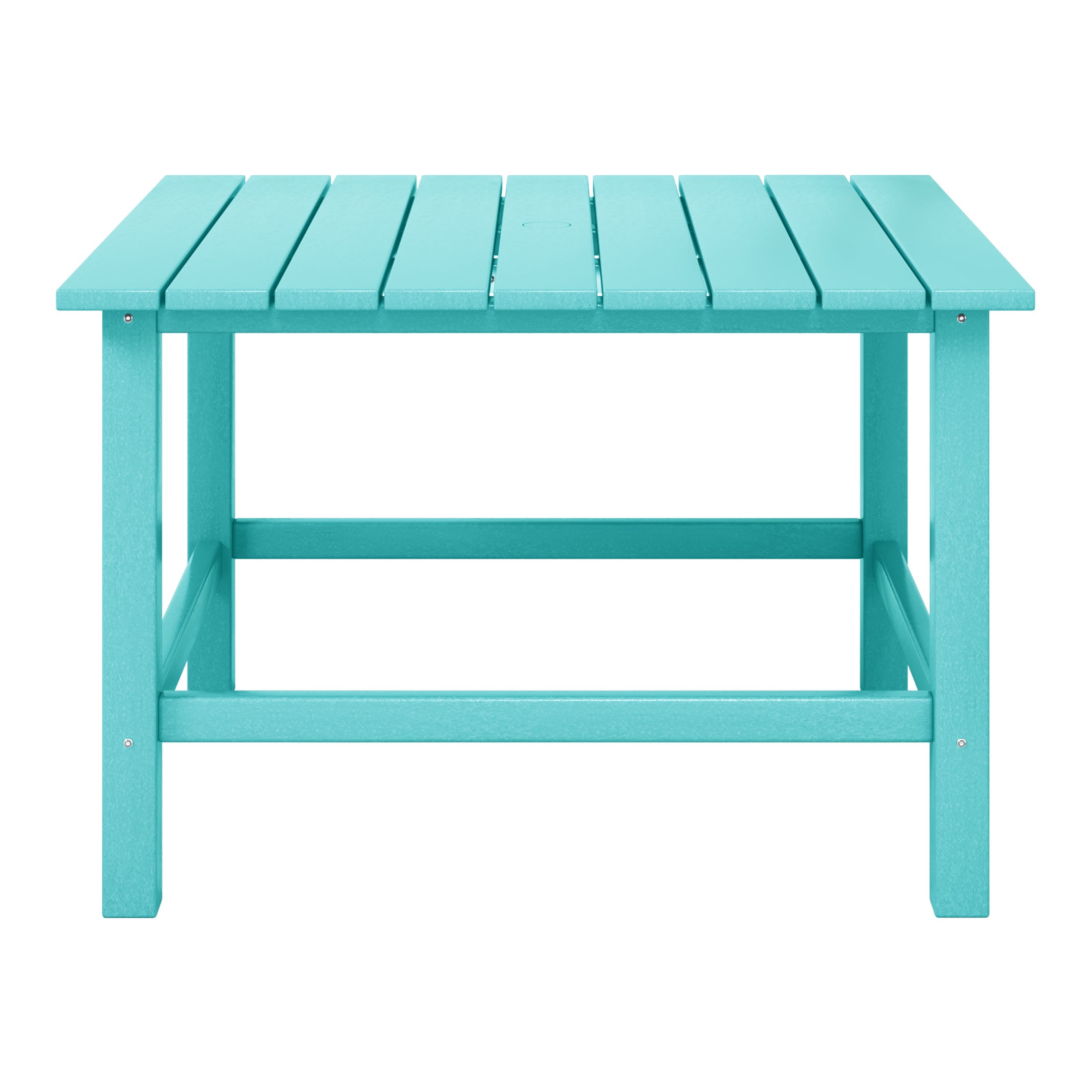 Malibu Kids Outdoor Patio Furniture HDPE 30" Wide Square Dining Table