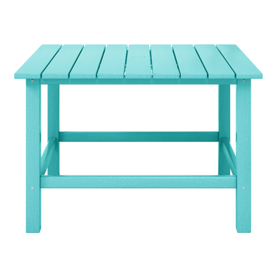 Malibu Kids Outdoor Patio Furniture HDPE Square Dining Table