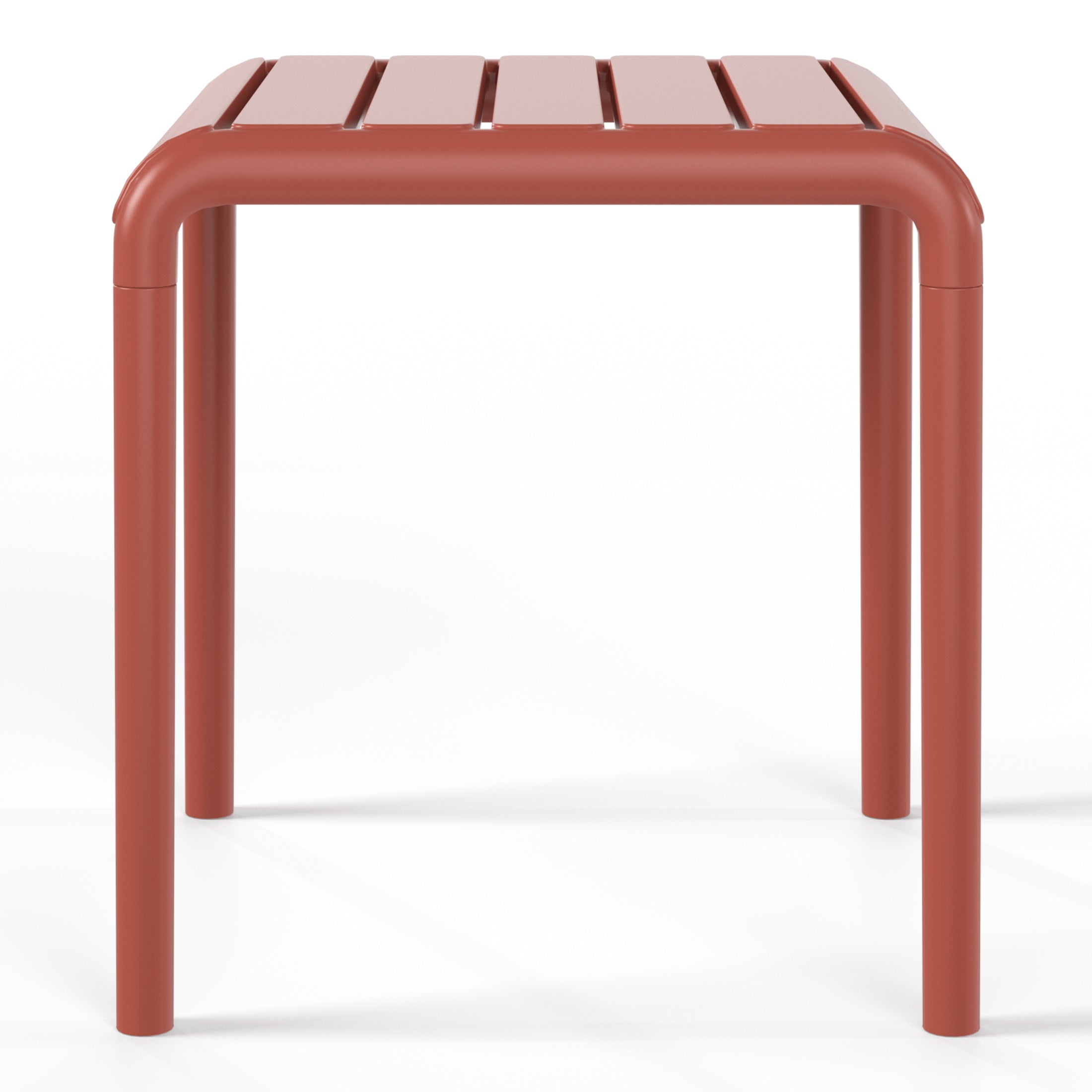 Playa Plastic Modern Outdoor Patio Accent Side Tables (Set of 2)