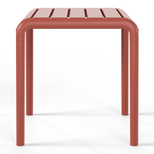 Playa Plastic Modern Outdoor Patio Accent Side Tables (Set of 2)