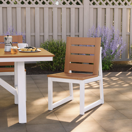 Cape May HDPE Outdoor Patio Dining Side Chair