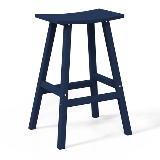 Malibu 2 piece set of 29" height Outdoor / Patio Saddle bar stools