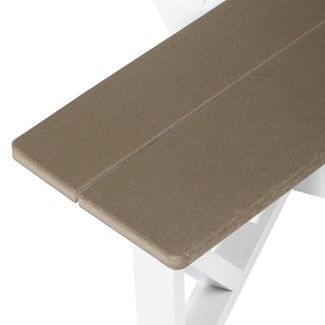 Greenville Outdoor 48" HDPE 8-Person Patio Octagon Picnic Table