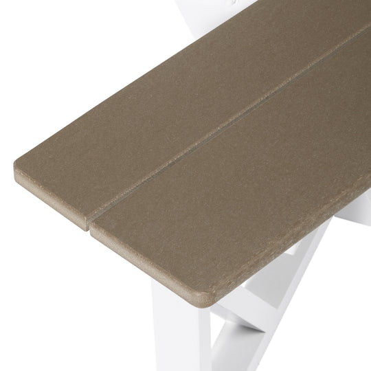 Greenville Outdoor 48" HDPE 8-Person Patio Octagon Picnic Table