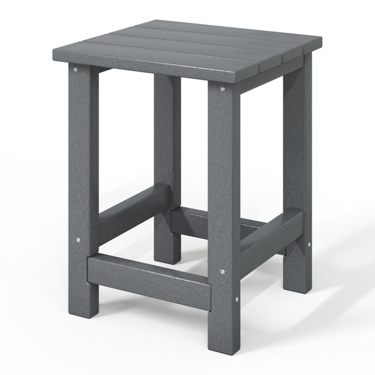 Malibu Kids Outdoor Patio Furniture HDPE Adirondack Square Side Table