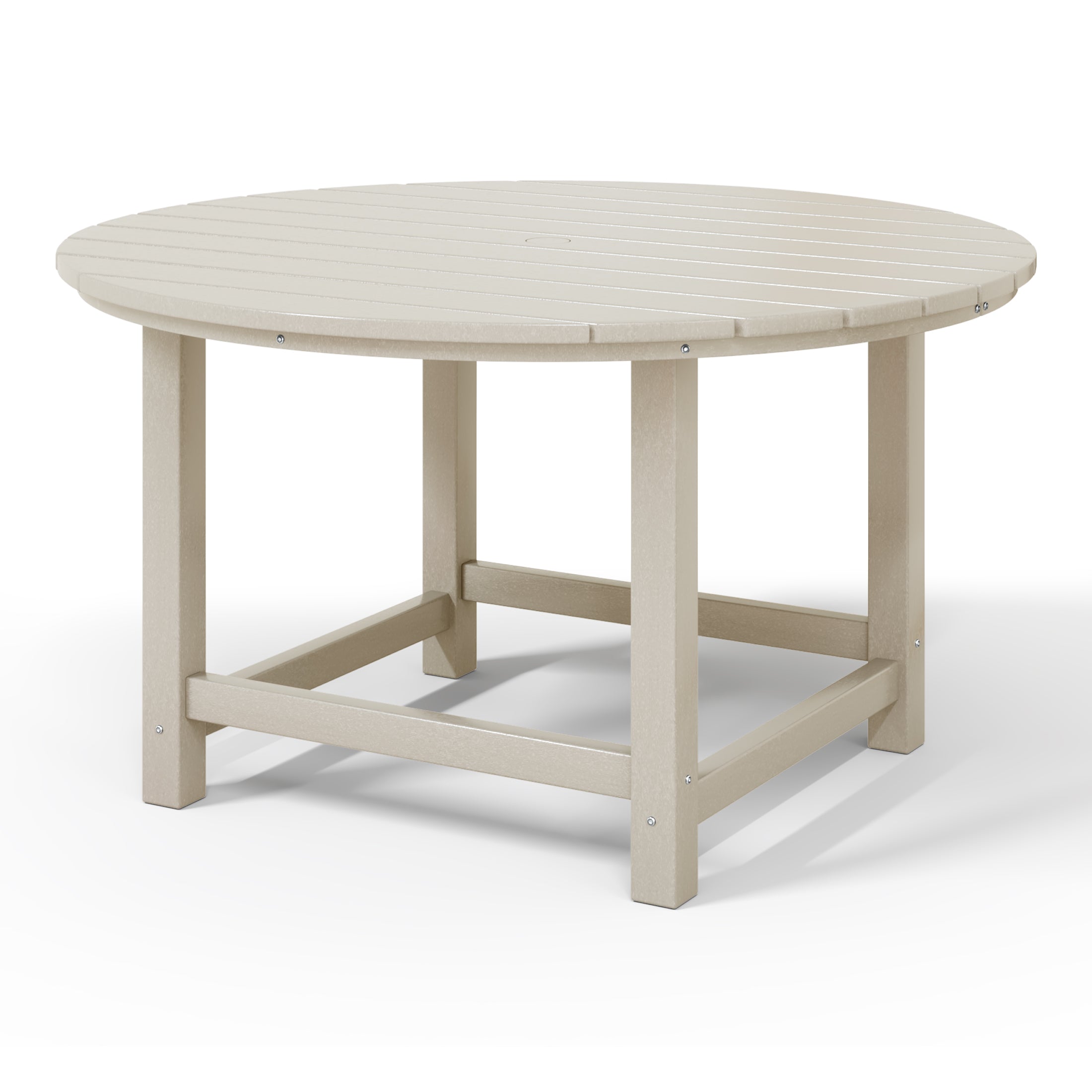 Malibu Kids Outdoor Patio Furniture HDPE 38" Wide Round Dining Table