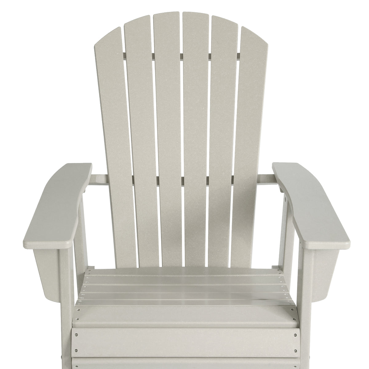 Dylan Outdoor Patio Shell-back Adirondack Dining Chair Weather Resistant