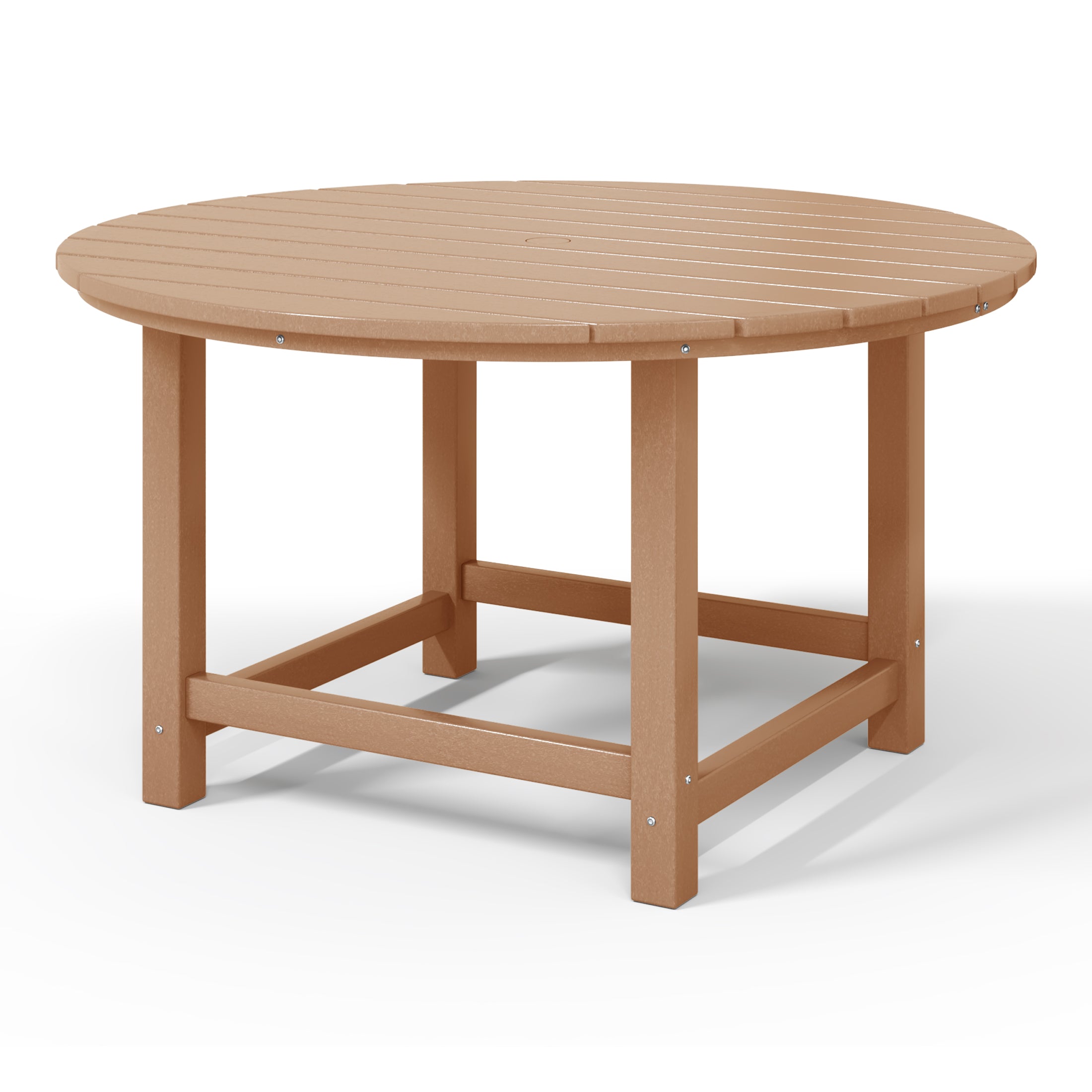 Malibu Kids Outdoor Patio Furniture HDPE 38" Wide Round Dining Table