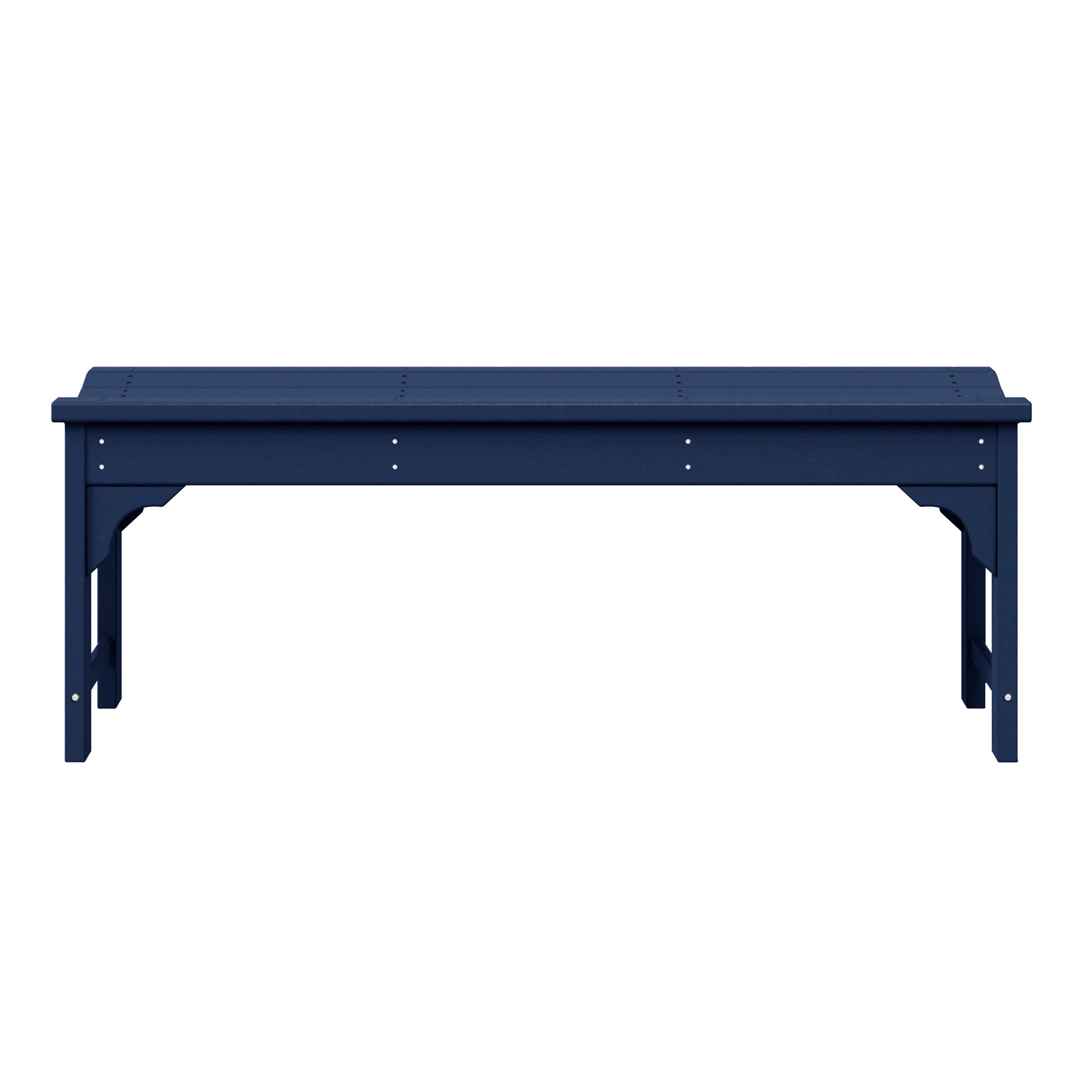 Malibu 48" length backless Poly Wood Outdoor / Garden bench