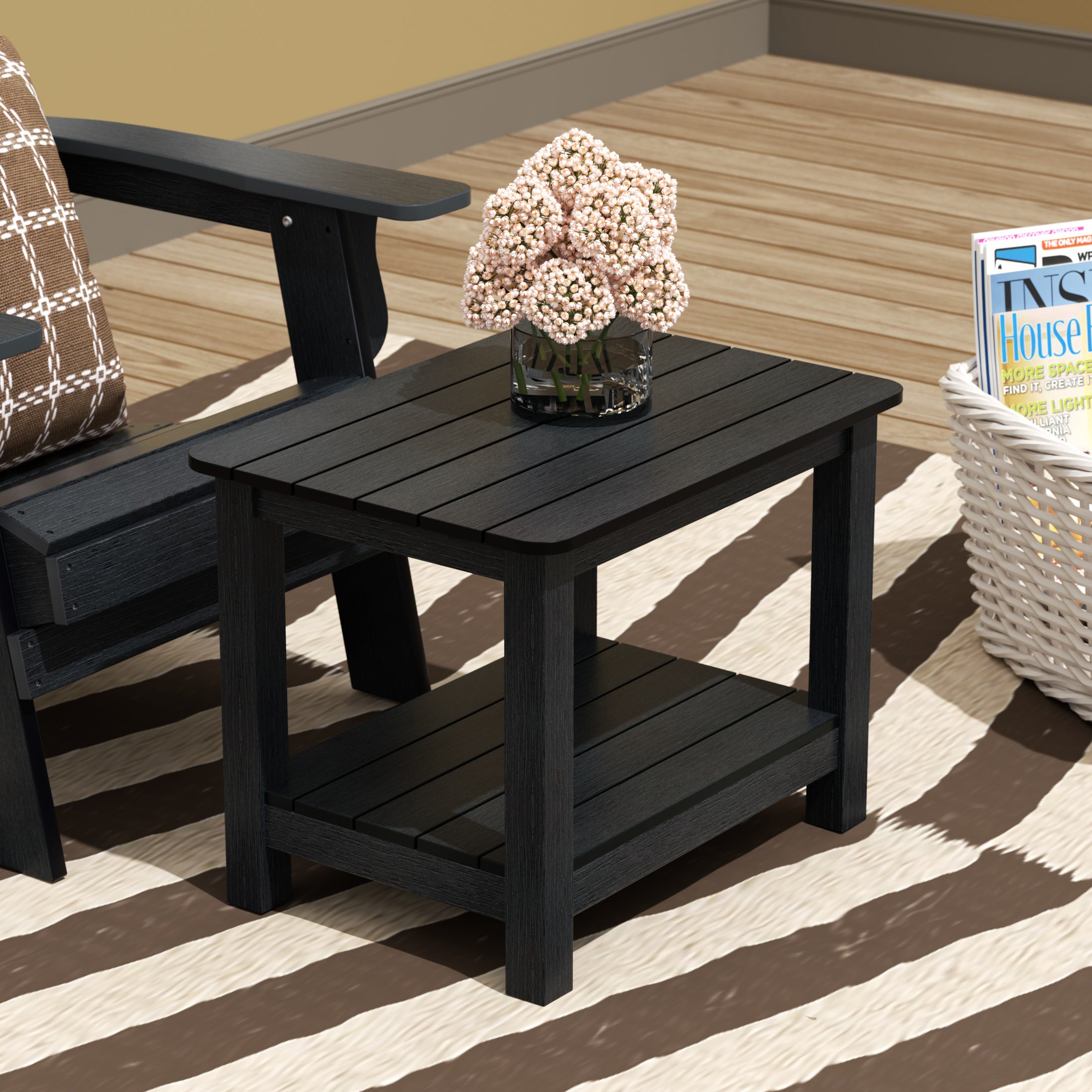 Tuscany Outdoor Patio All-weather Modern Side Table