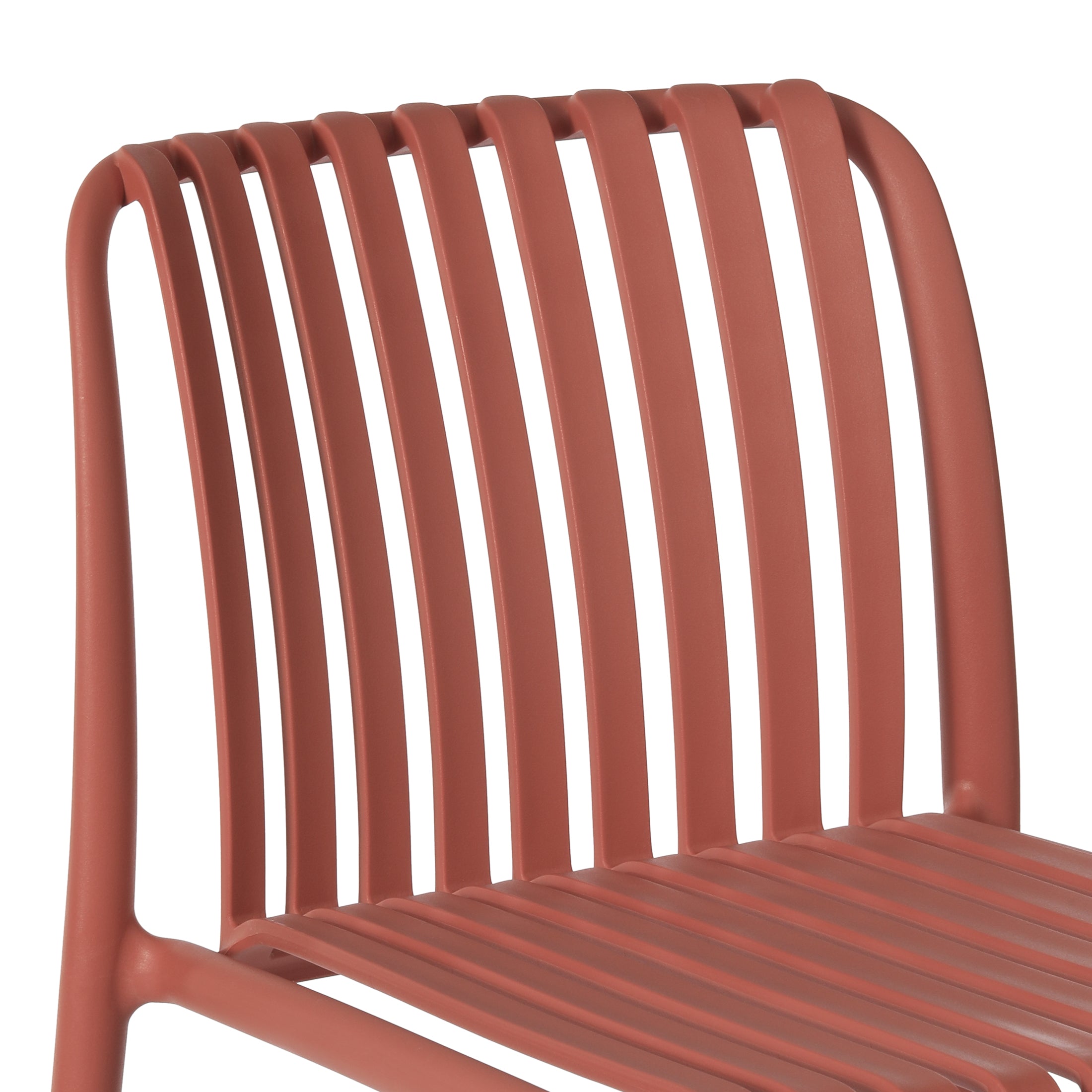 Playa 29.5" Outdoor Modern Polypropylene Plastic Patio Bar Height Stools (Set of 2)