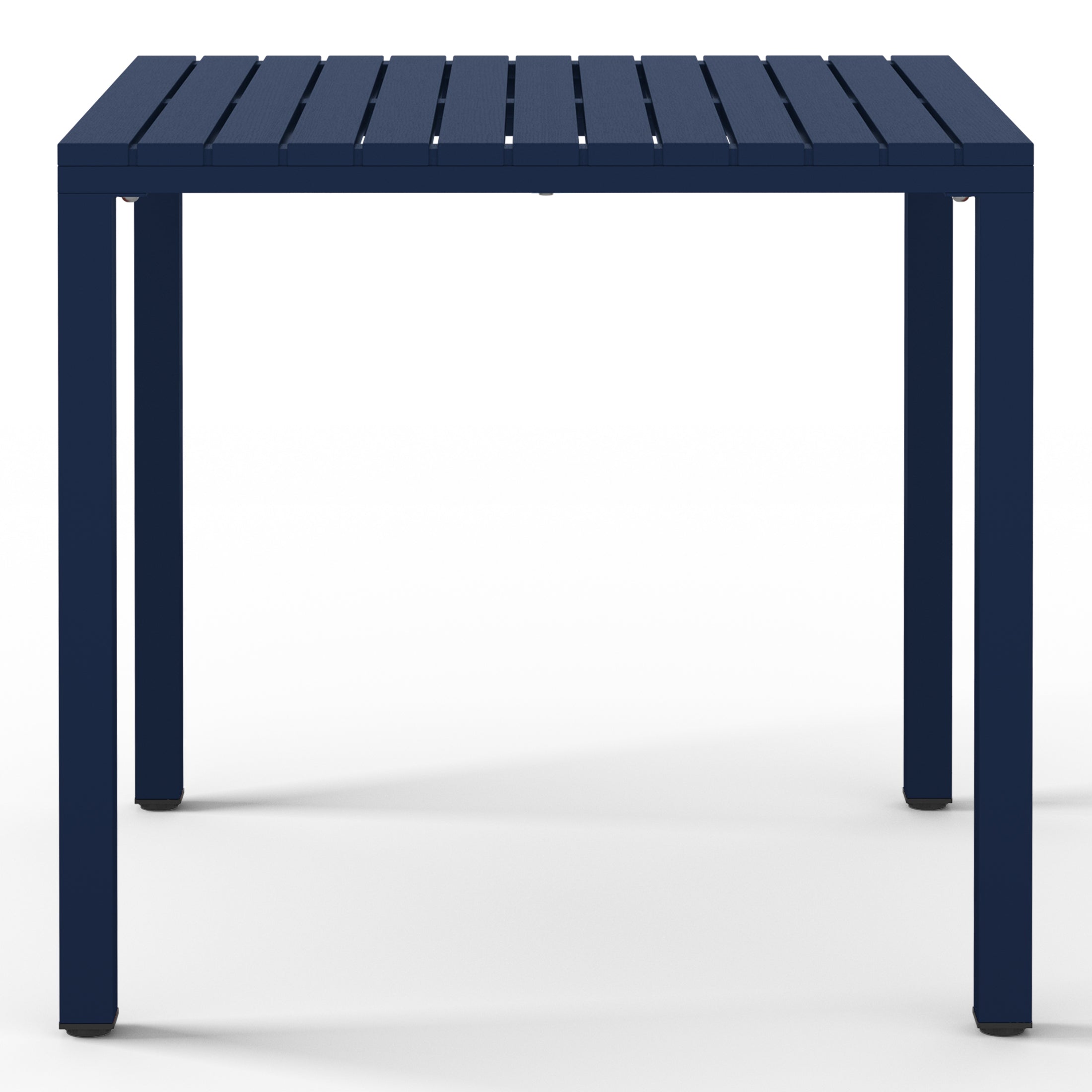 Playa 31.5" Iron Metal Frame Outdoor Square Patio Dining Table