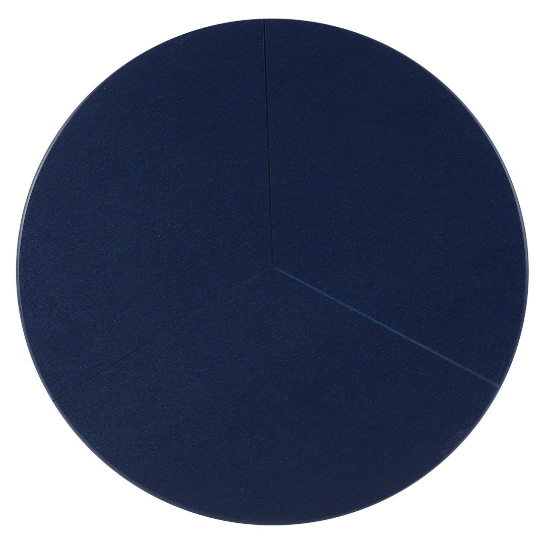 Pacifica HDPE Plastic Outdoor Round Adirondack Patio Side Table