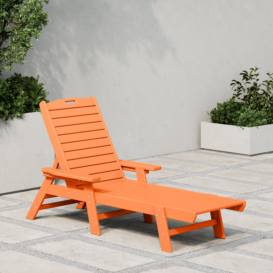 Malibu Poly Reclining Chaise Lounge