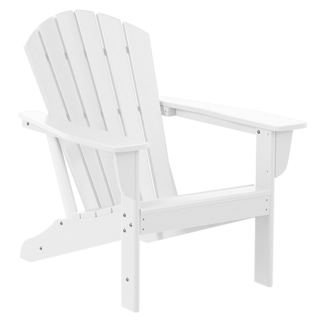 Dylan Outdoor Adirondack Chair With Ottoman 4-Piece Set