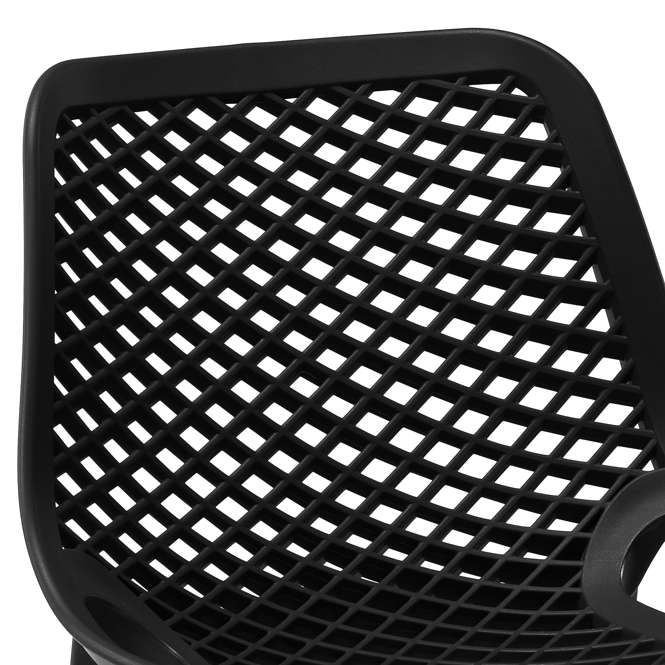 Playa 41.75" Outdoor Modern Polypropylene Plastic Patio Bar Height Stools (Set of 2)