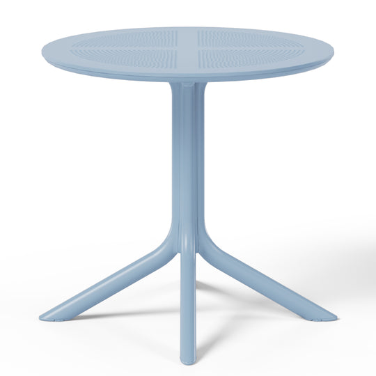 Playa 31.5" Round Plastic Outdoor Patio Dining Table for 4