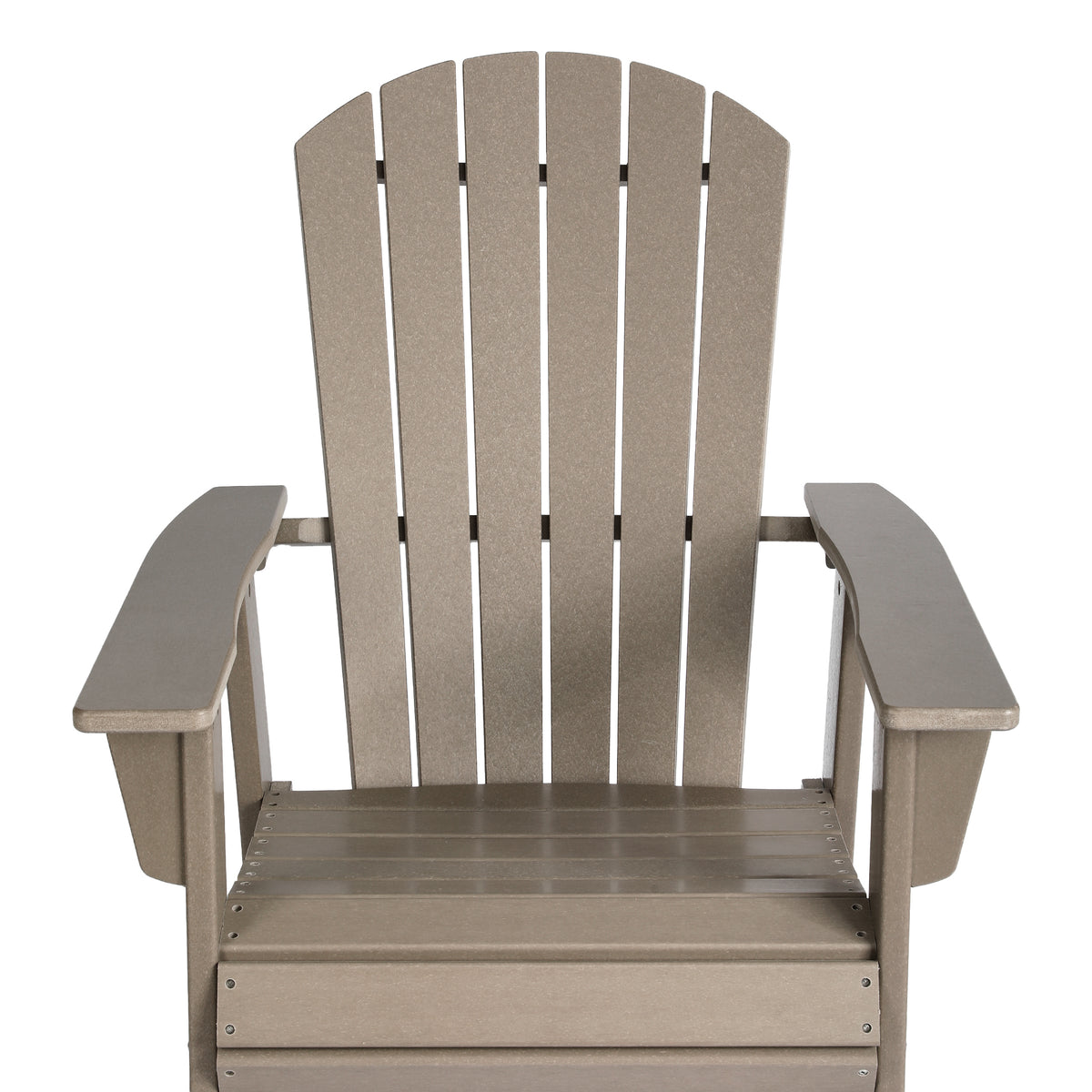 Dylan Outdoor Patio Shell-back Adirondack Dining Chair Weather Resistant