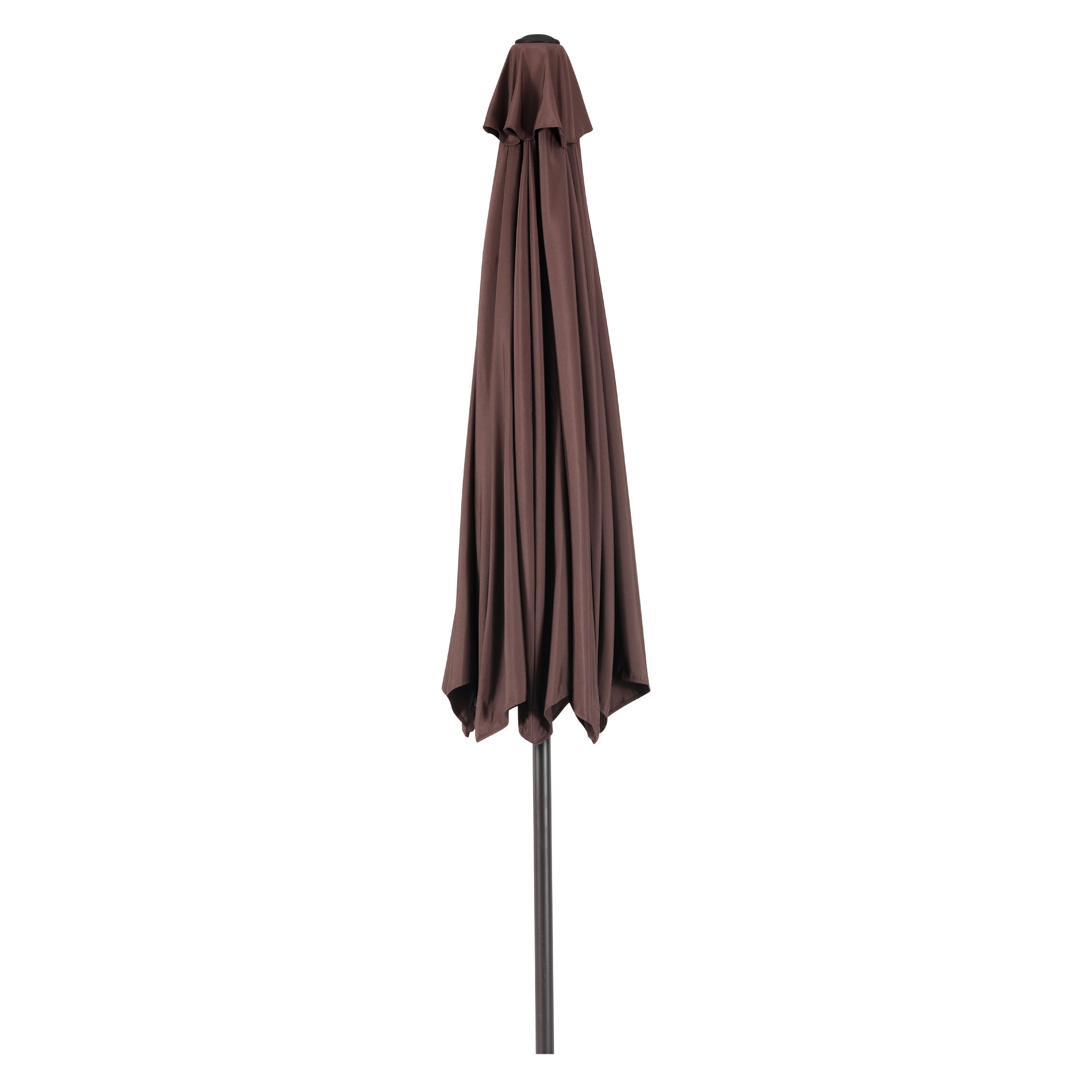 Paolo 9 ft. Patio Table Umbrella with Bronze color round free standing weight base kit