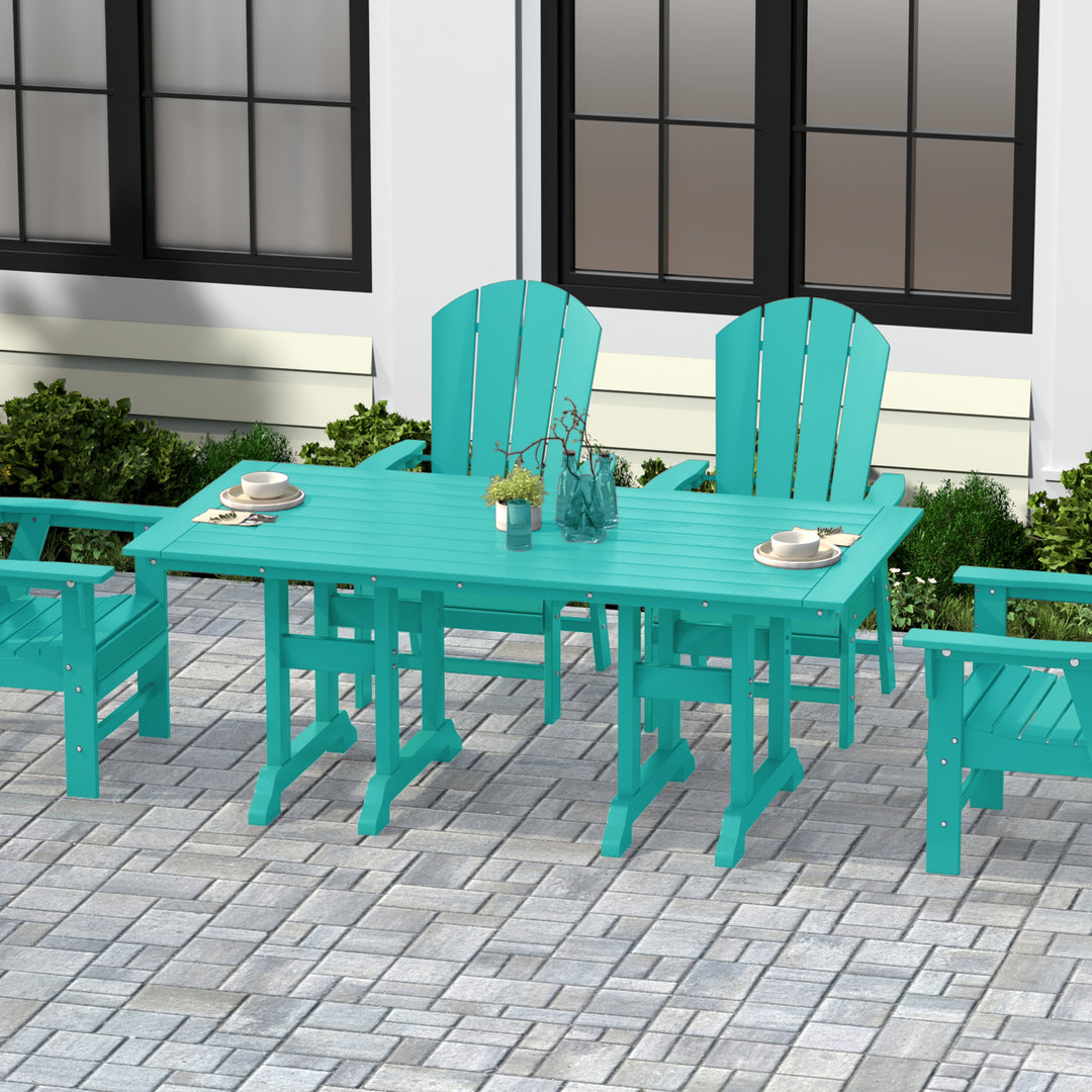 Malibu 71" Outdoor Patio Dining Table