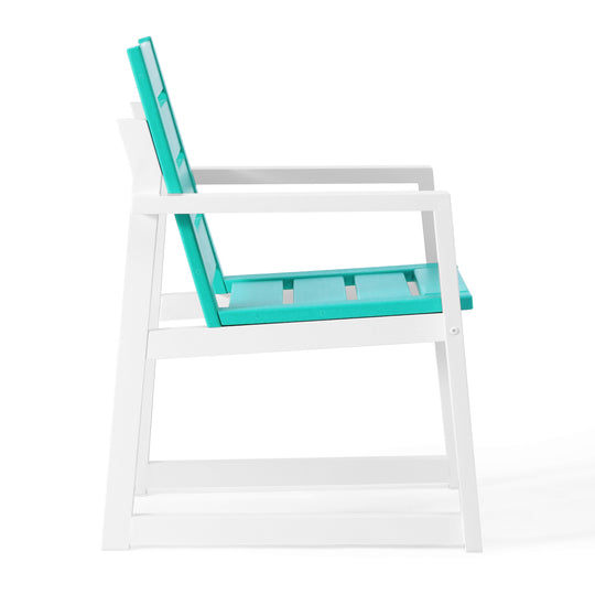 Cape May HDPE Outdoor Patio Dining Arm Chair
