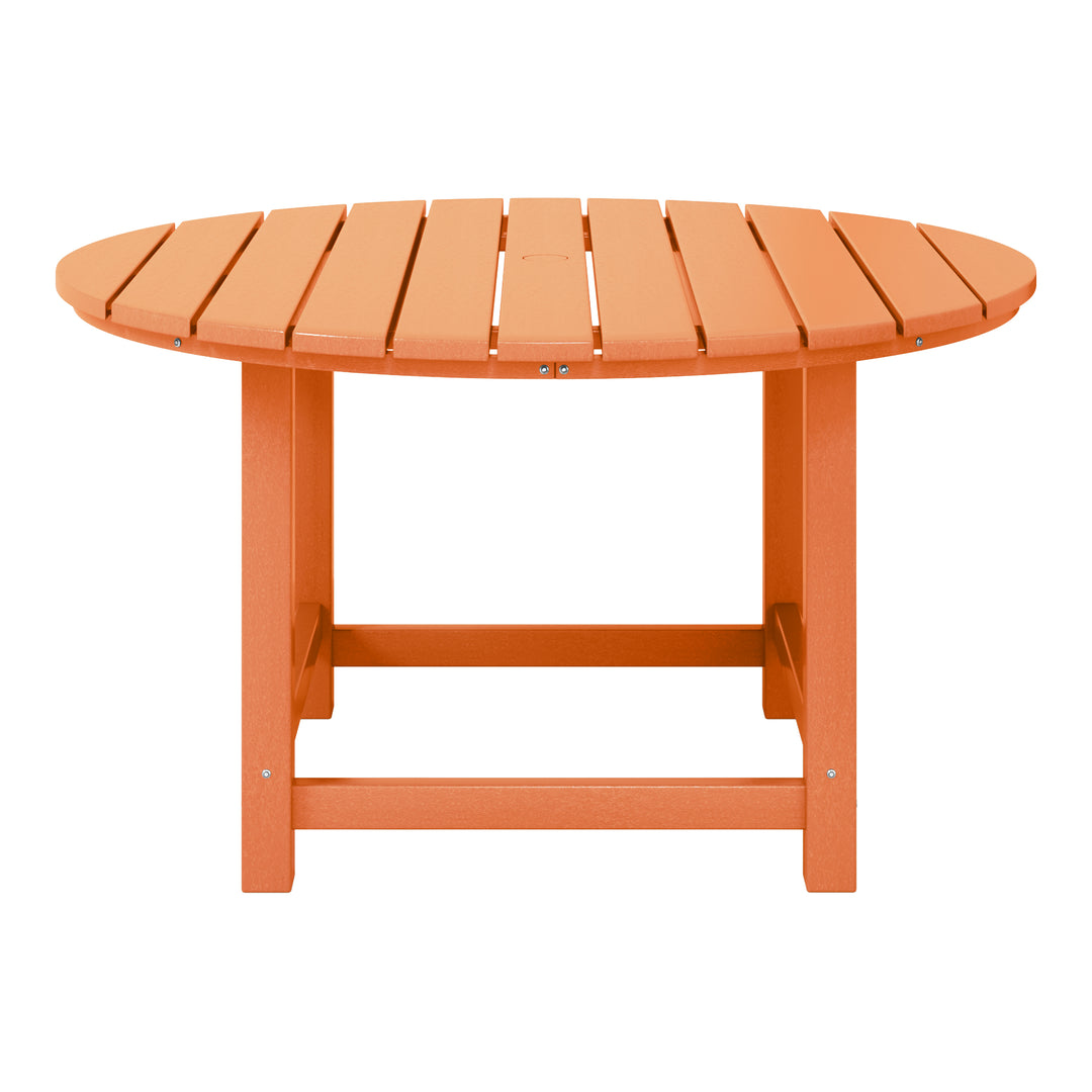 Malibu Kids Outdoor Patio Furniture HDPE Round Dining Table