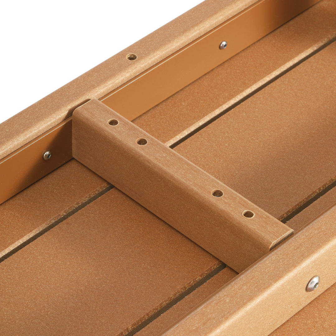 Malibu 65" Outdoor Patio Trestle Dining Bench