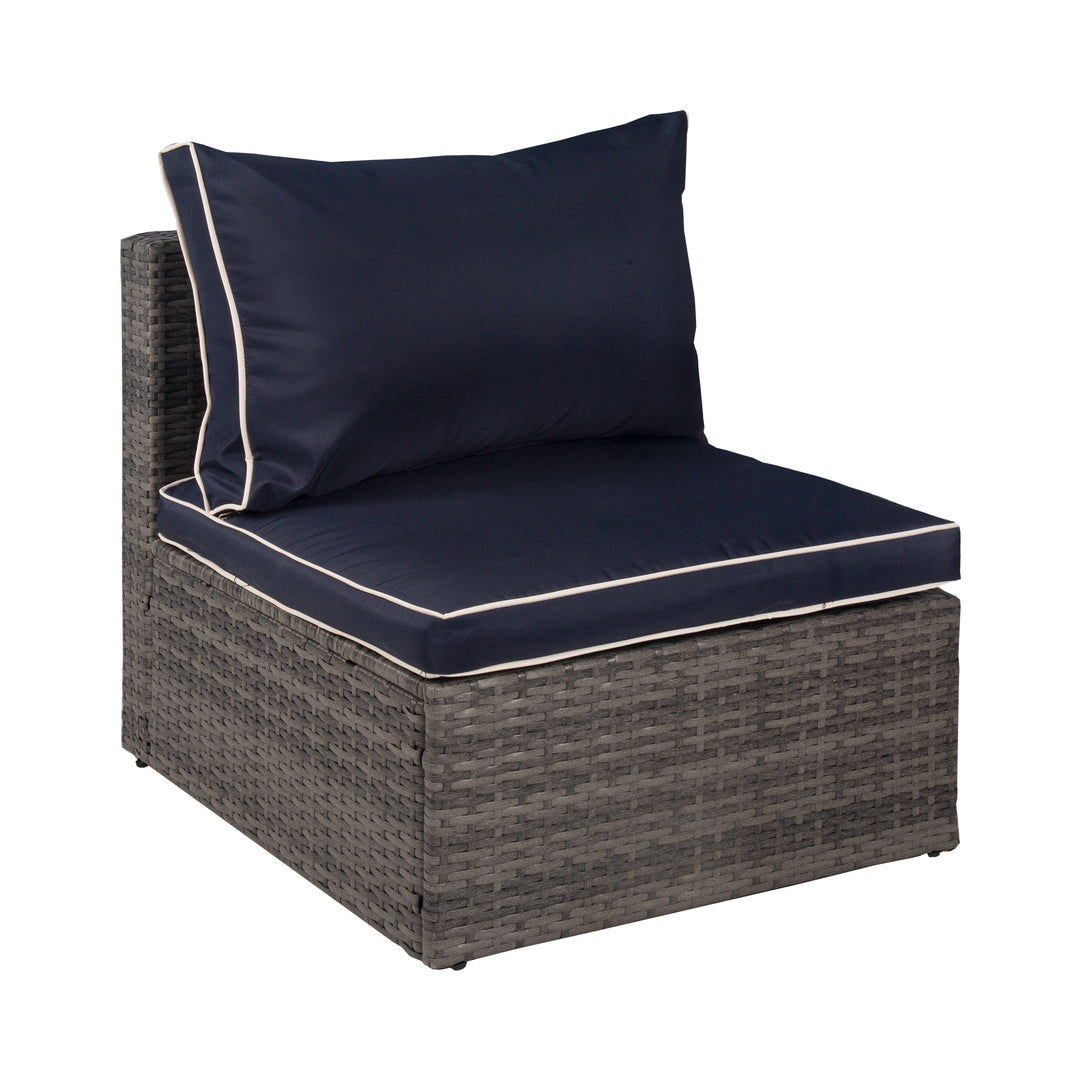 Santorini 4-Piece Outdoor Patio Sofa Sectional Set