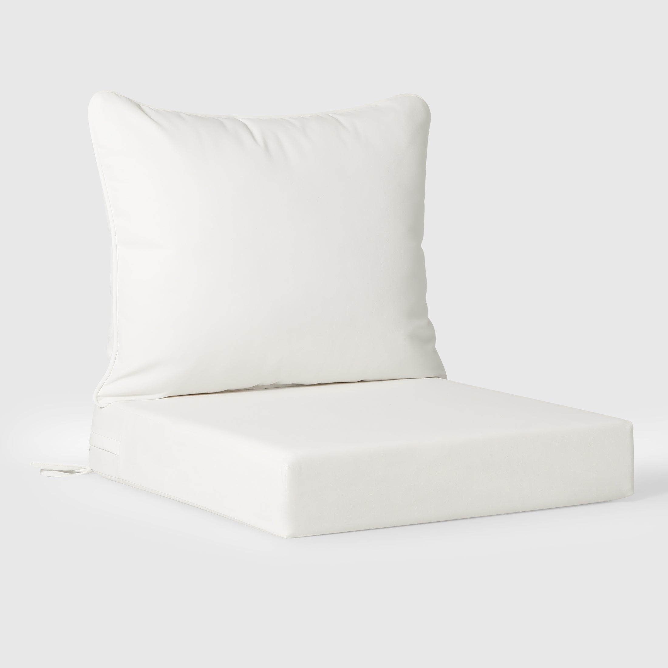 Avalon Outdoor 6-Piece Modular Sectional Patio Furniture Sofa Set in White Frame