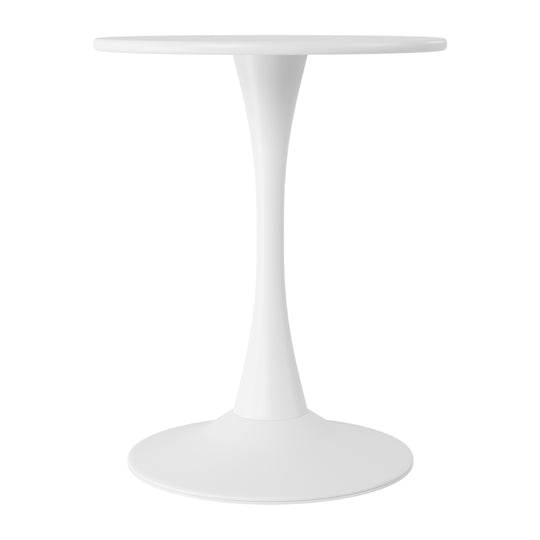 Playa 23.5" Round Outdoor Indoor Metal Cocktail Dining Table