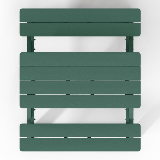 Malibu Outdoor Patio Kids HDPE Plastic Picnic Bench Table