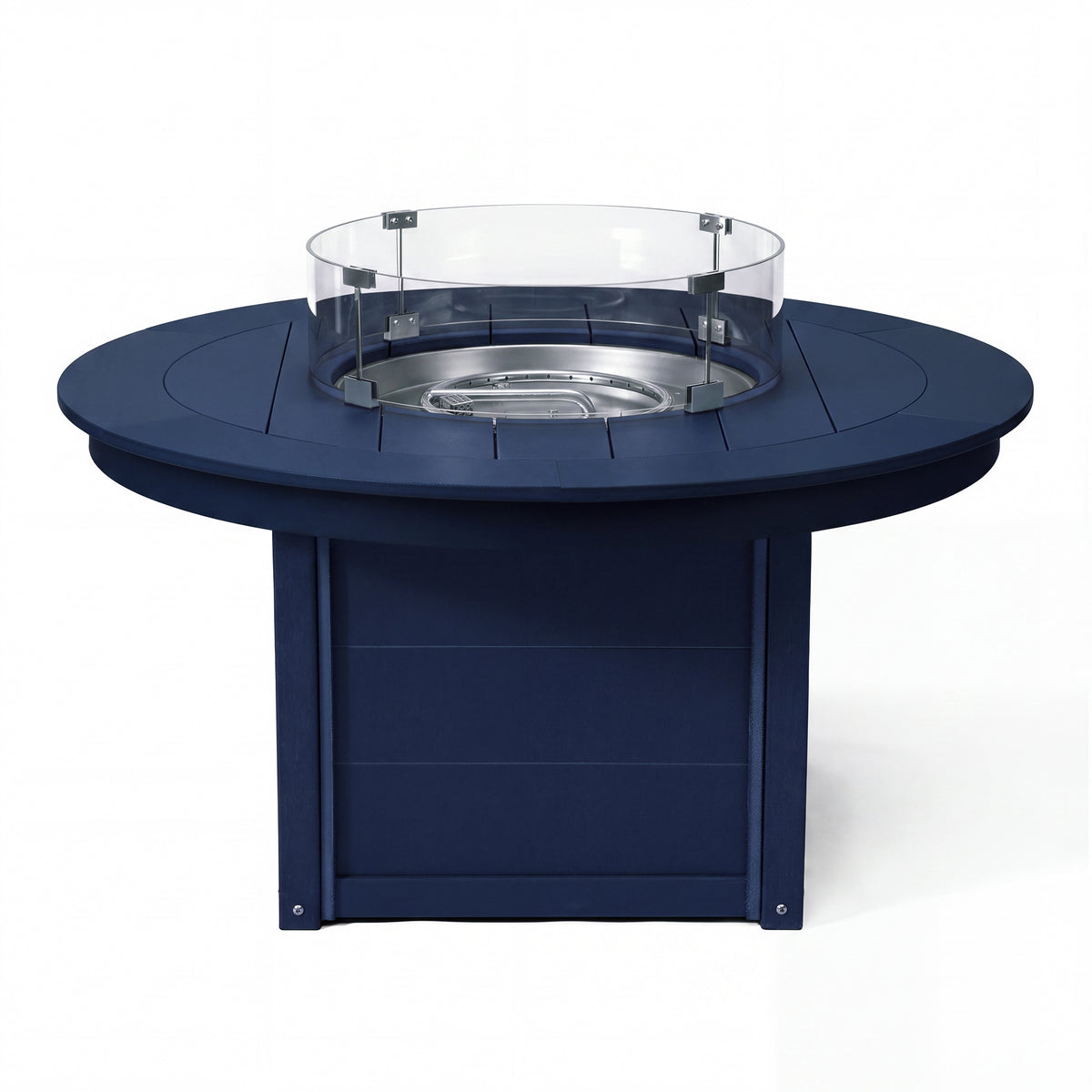 Helios 47" Modern Outdoor 55,000 BTU Patio Propane Round Fire Pit Table