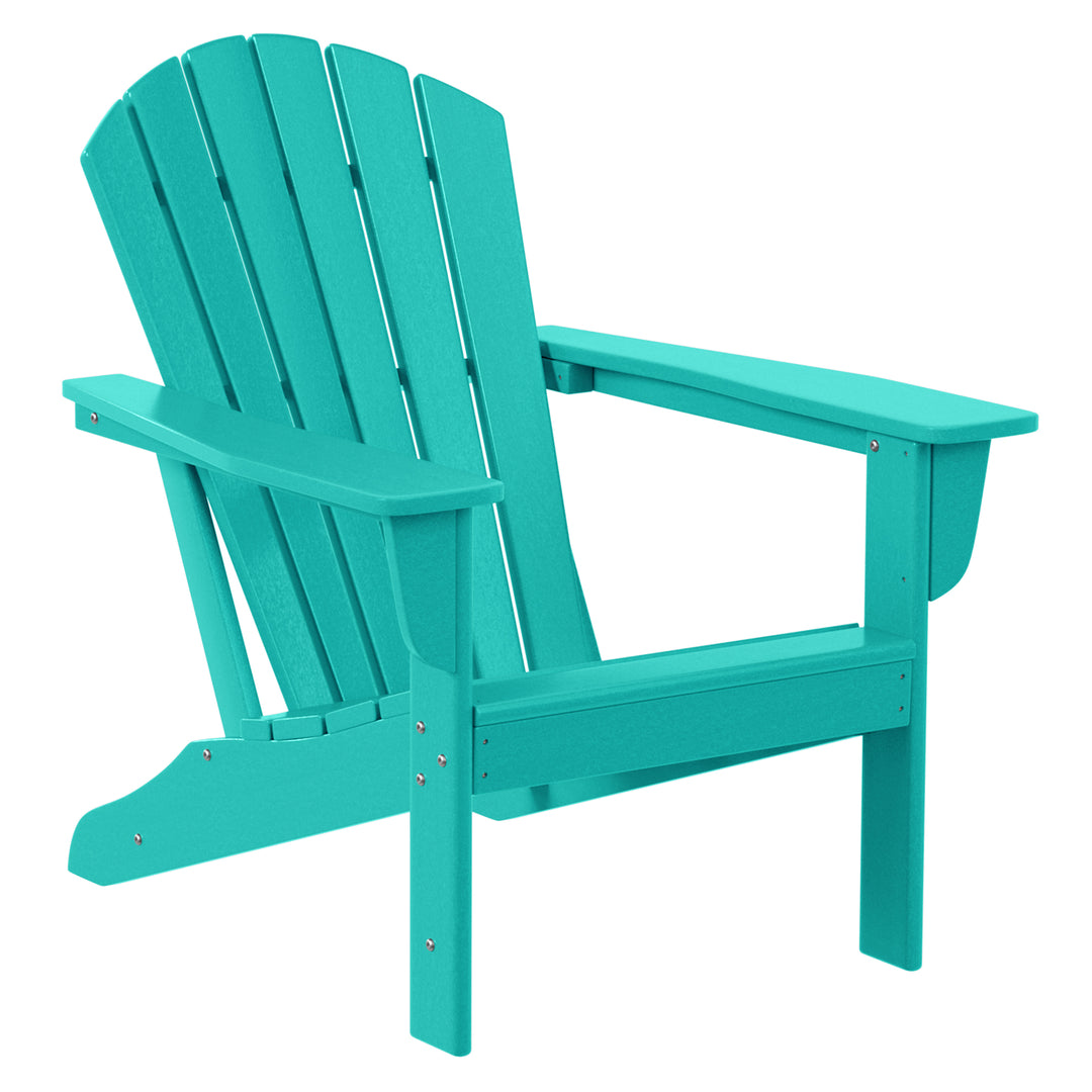 Dylan Outdoor Adirondack Chair With Ottoman And Side Table 3-Piece Set